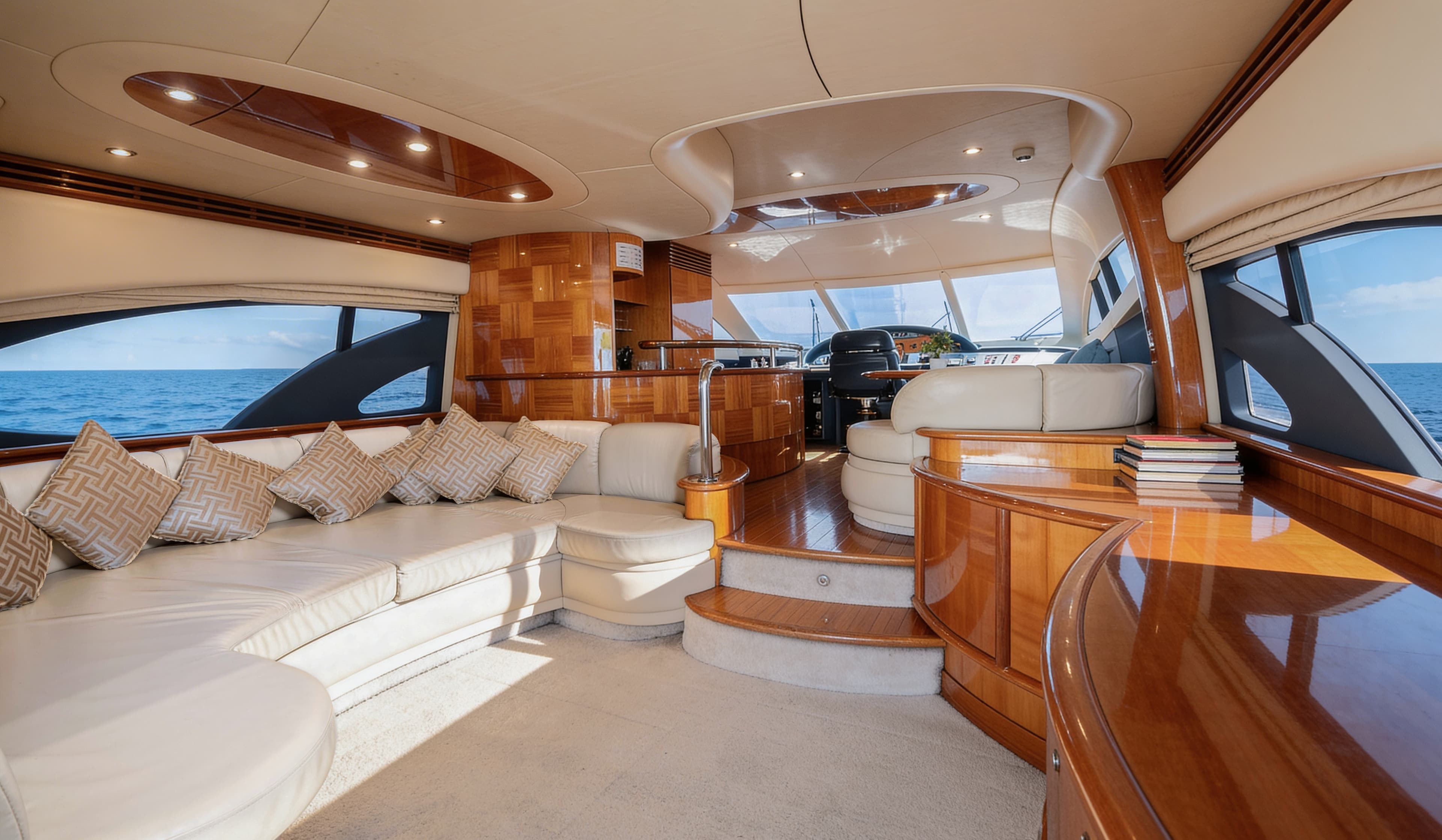 Wide interior architectural frame