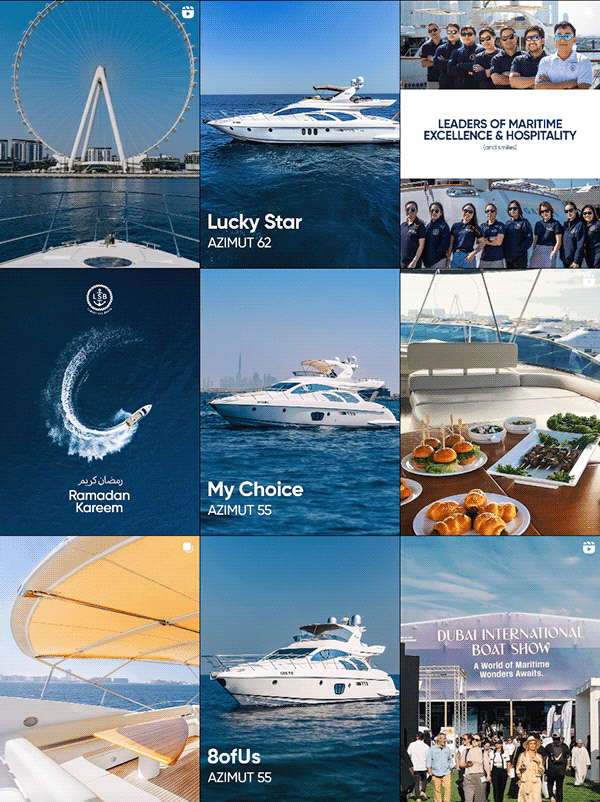 LSB branded social grid