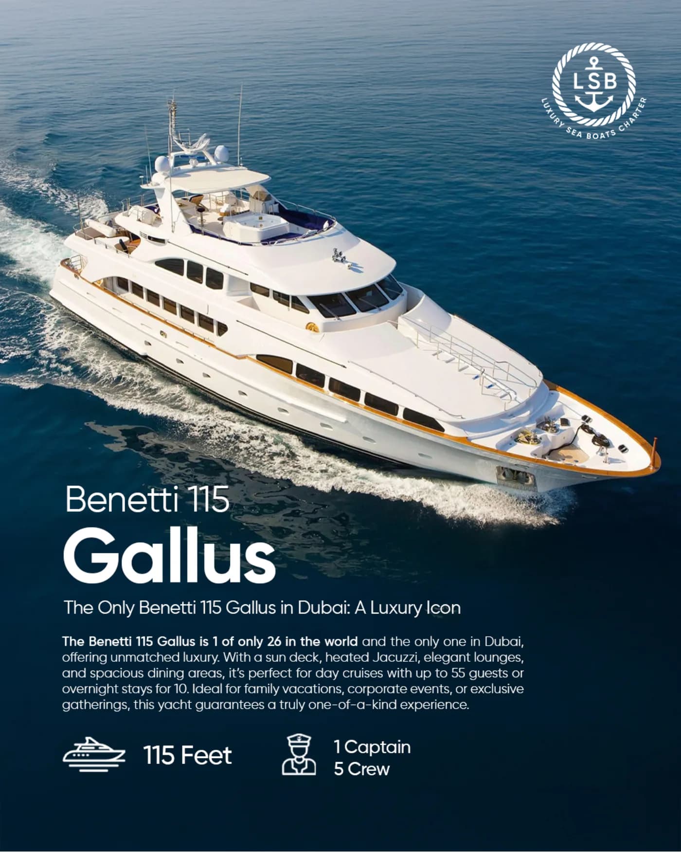 Benetti 115 Gallus