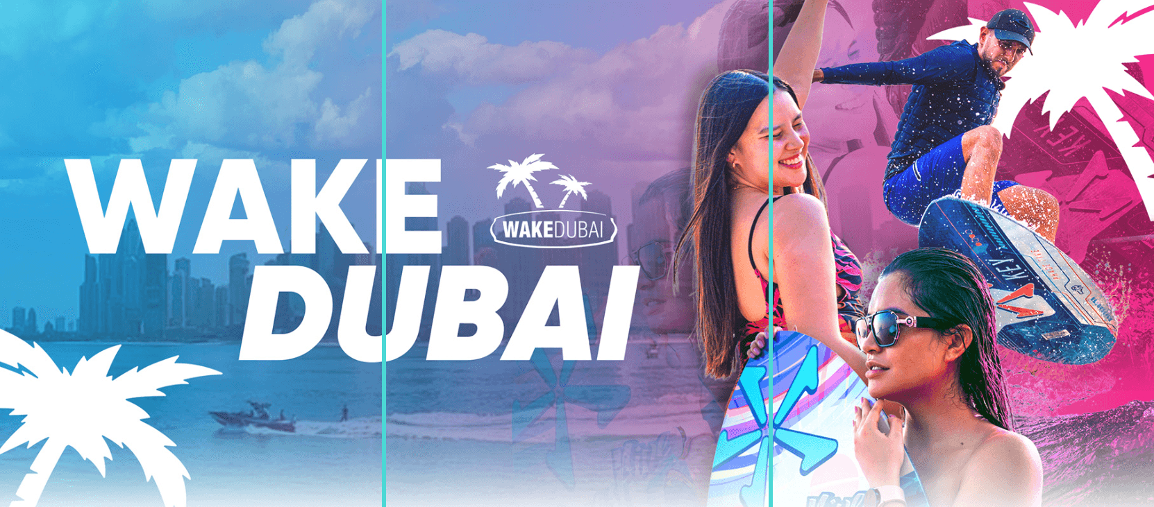 Wake Dubai wide Instagram banner grid