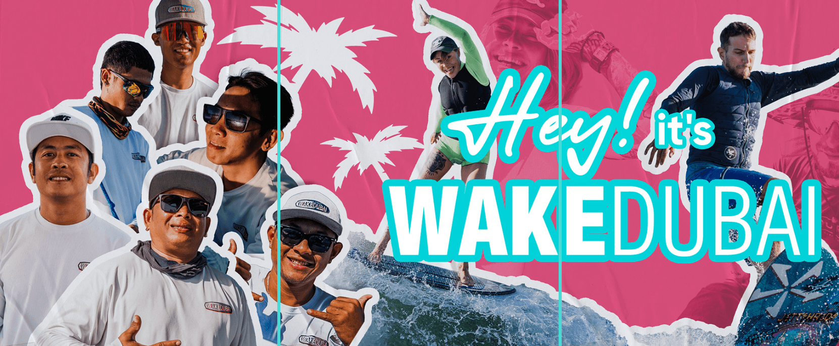 Wake Dubai social banner layout